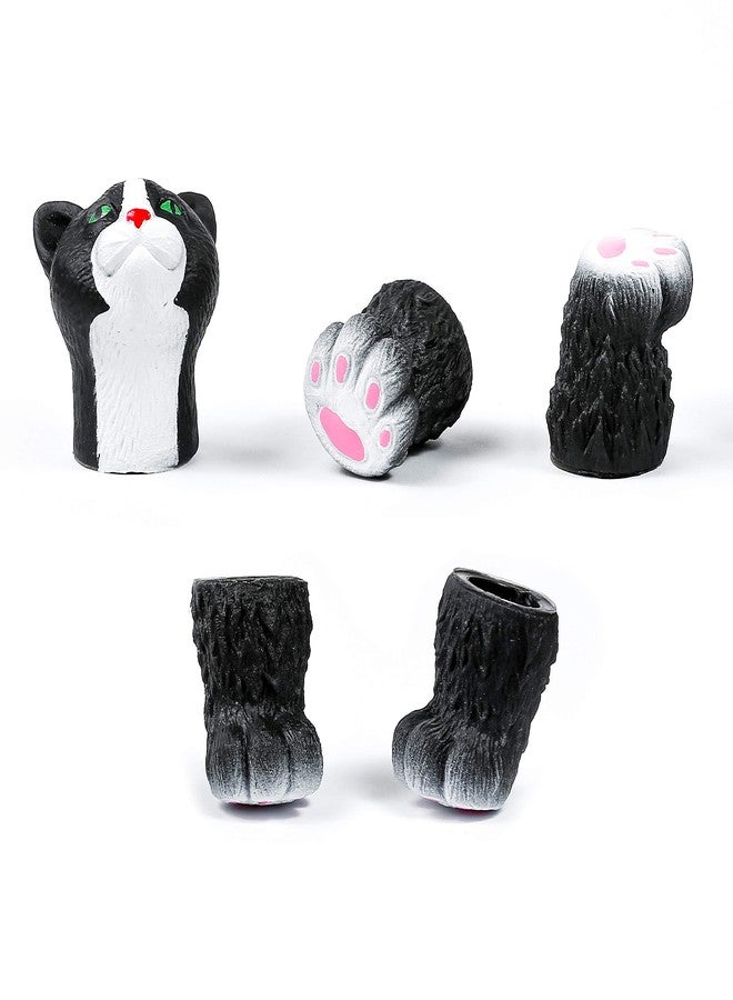 AQKILO Finger Puppet Set, Animals Puppet Show Theater Props, Novelty Toys Weird Stuff Gifts (Squirrel & Cat) - Image 5